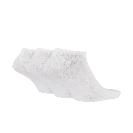 Lot 3 paires chaussettes basses Nike training blanc noir