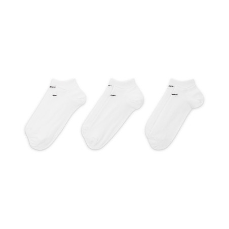 Lot 3 paires chaussettes basses Nike training blanc noir