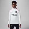 Sweat zippé junior PSG blanc rose 2024/25