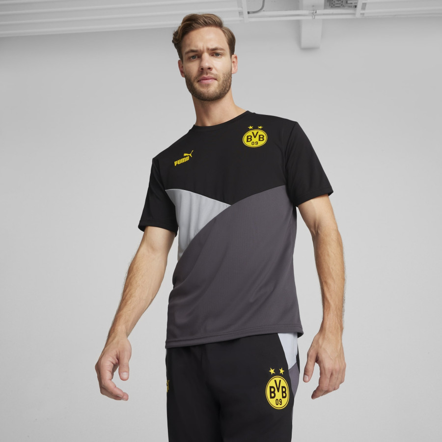 T-shirt Dortmund noir gris 2024/25