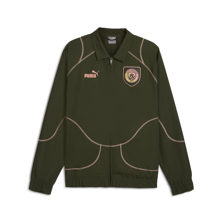 Veste Manchester City rétro kaki 2024/25