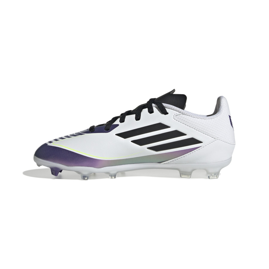 adidas F50 League Messi junior FG/MG blanc violet