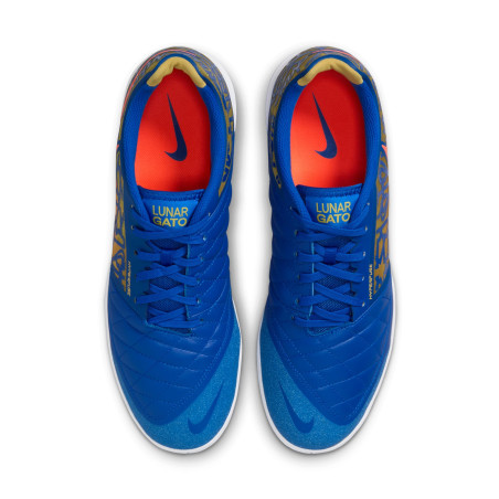 Nike Lunargato II bleu orange