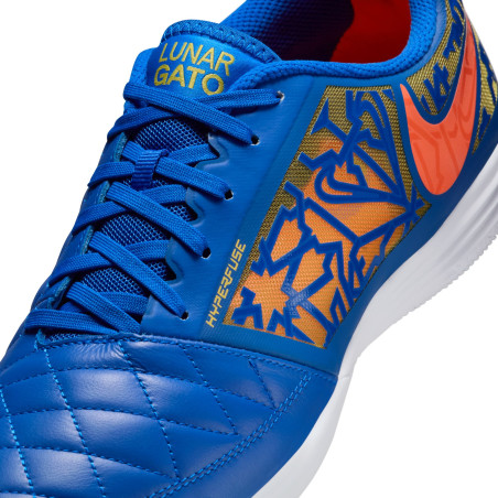 Nike Lunargato II bleu orange