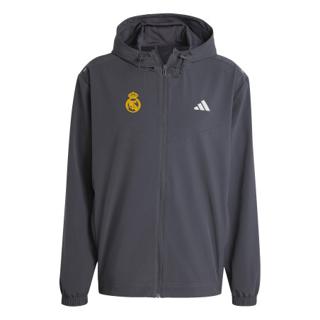 Veste survêtement Real Madrid gris 2024/25