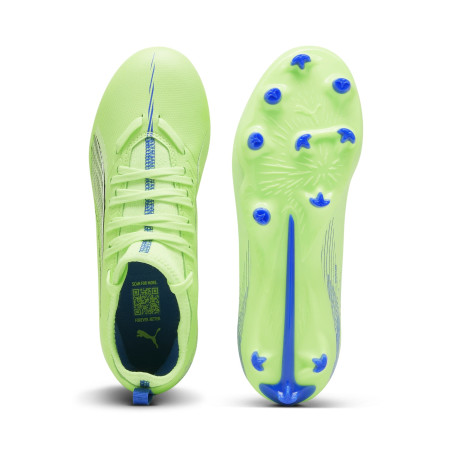 Puma Ultra Match junior FG/AG vert bleu