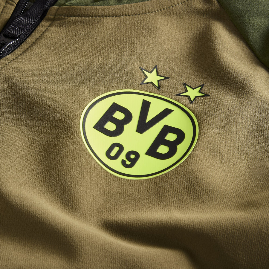 Veste survêtement Dortmund Tech Woven vert 2024/25