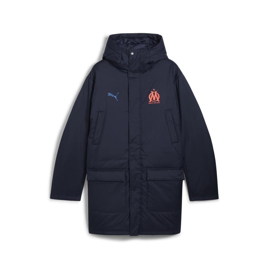 Manteau OM bleu foncé 2024/25