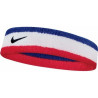 Bandeau éponge Nike bleu blanc rouge