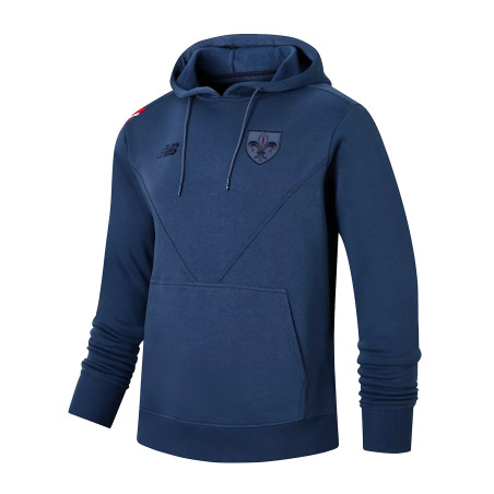 Sweat a capuche LOSC 80 ans bleu 2024 25 sur Foot