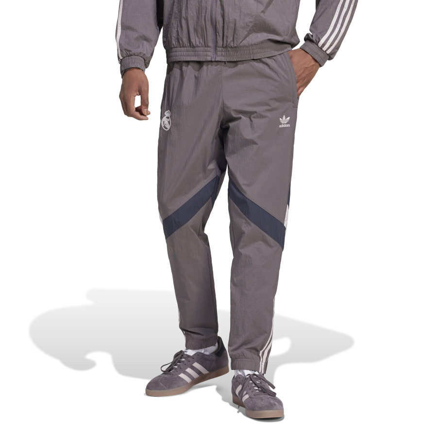 Pantalon survêtement Real Madrid Lifestyle woven gris 2024/25