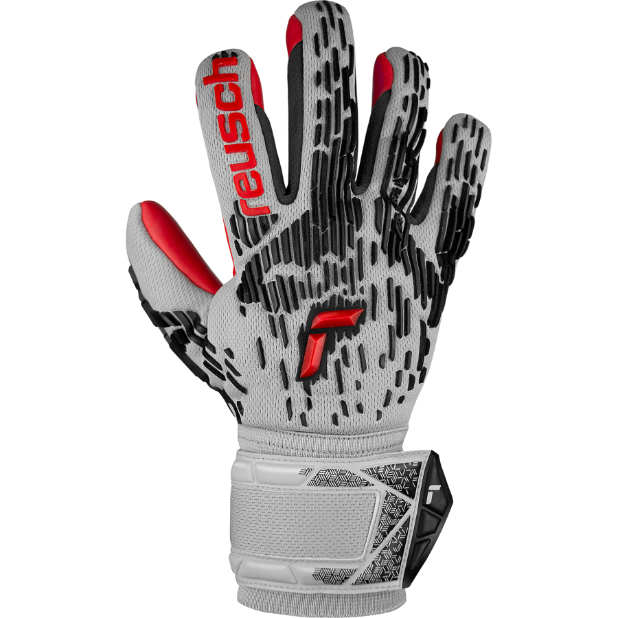 Gants gardien Reusch Attrakt Freegel gris rouge