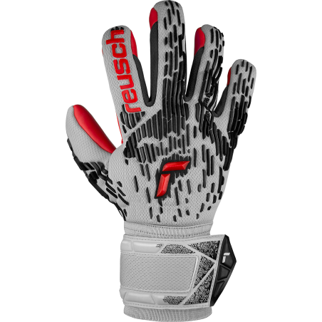 Gants gardien Reusch Attrakt Freegel gris rouge