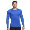 Sous-maillot manches longues Nike bleu