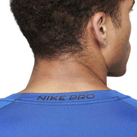 Sous-maillot manches longues Nike bleu