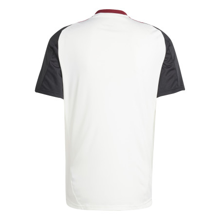 Maillot entraînement Manchester United blanc noir 2024/25