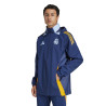 Veste imperméable Real Madrid bleu orange 2024/25