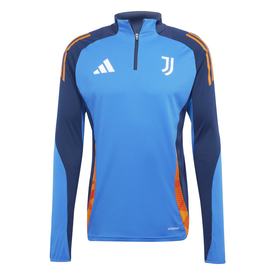 Sweat zippé Juventus bleu orange 2024/25