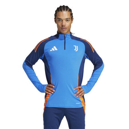 Sweat zippé Juventus bleu orange 2024/25