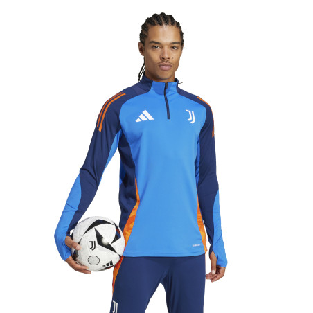 Sweat zippé Juventus bleu orange 2024/25