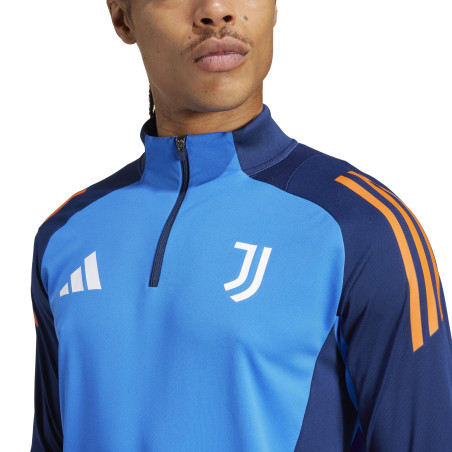 Sweat zippé Juventus bleu orange 2024/25