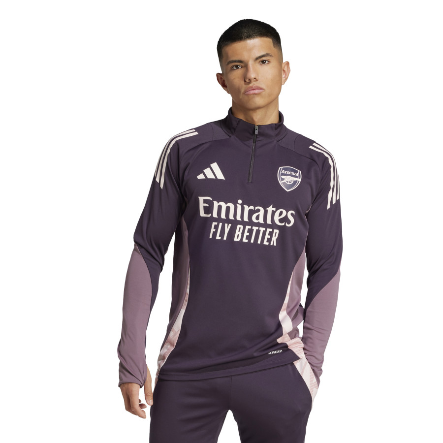 Sweat zippé Arsenal violet 2024/25