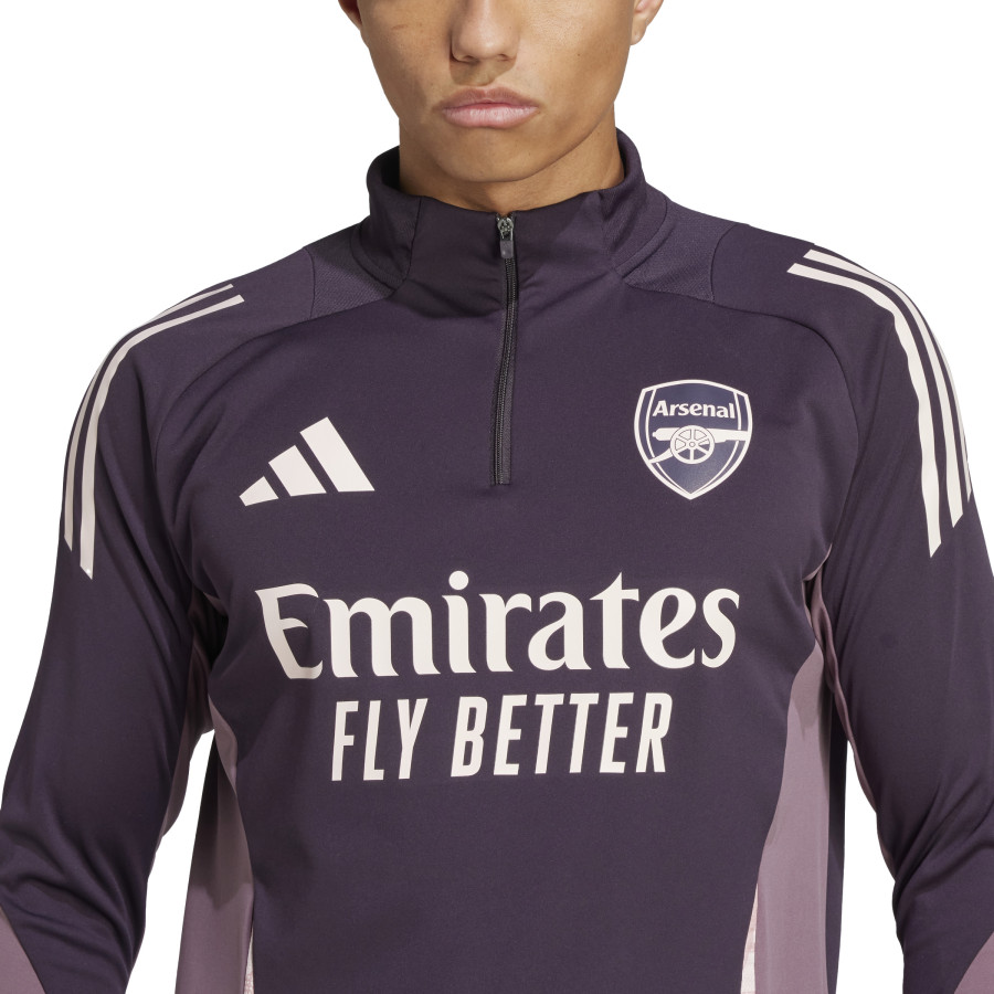 Sweat zippé Arsenal violet 2024/25