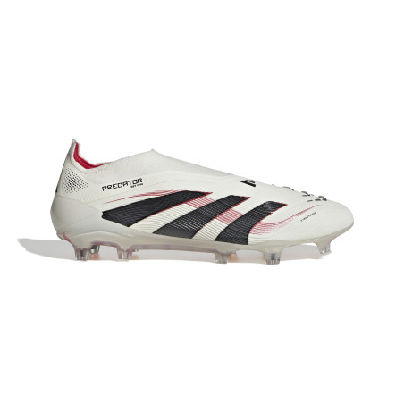 adidas Predator Elite LaceLess FG blanc rouge