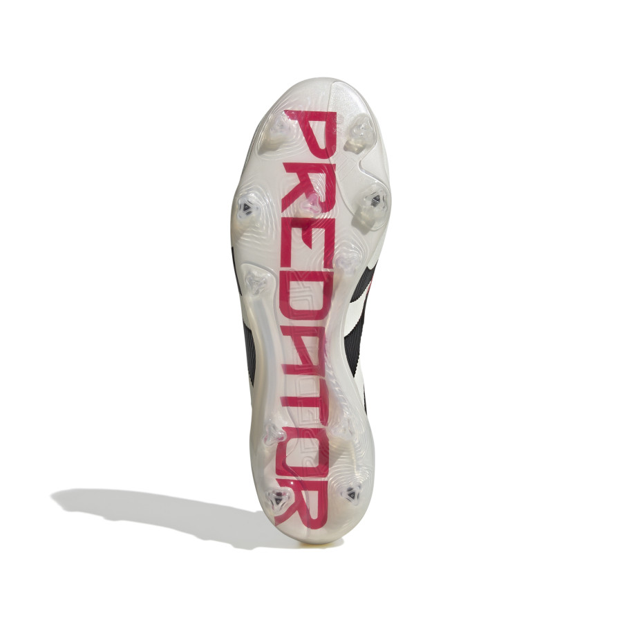 adidas Predator Elite LaceLess FG blanc rouge