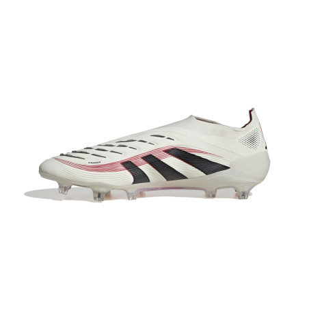 adidas Predator Elite LaceLess FG blanc rouge