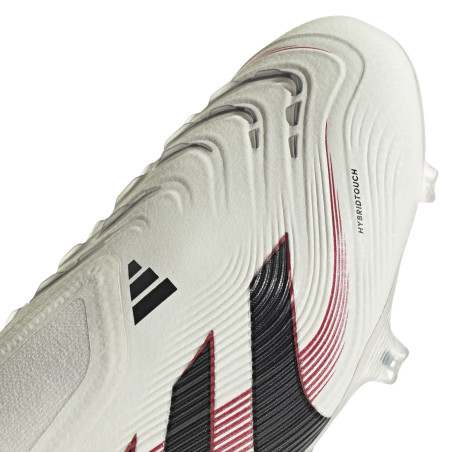 adidas Predator Elite LaceLess FG blanc rouge