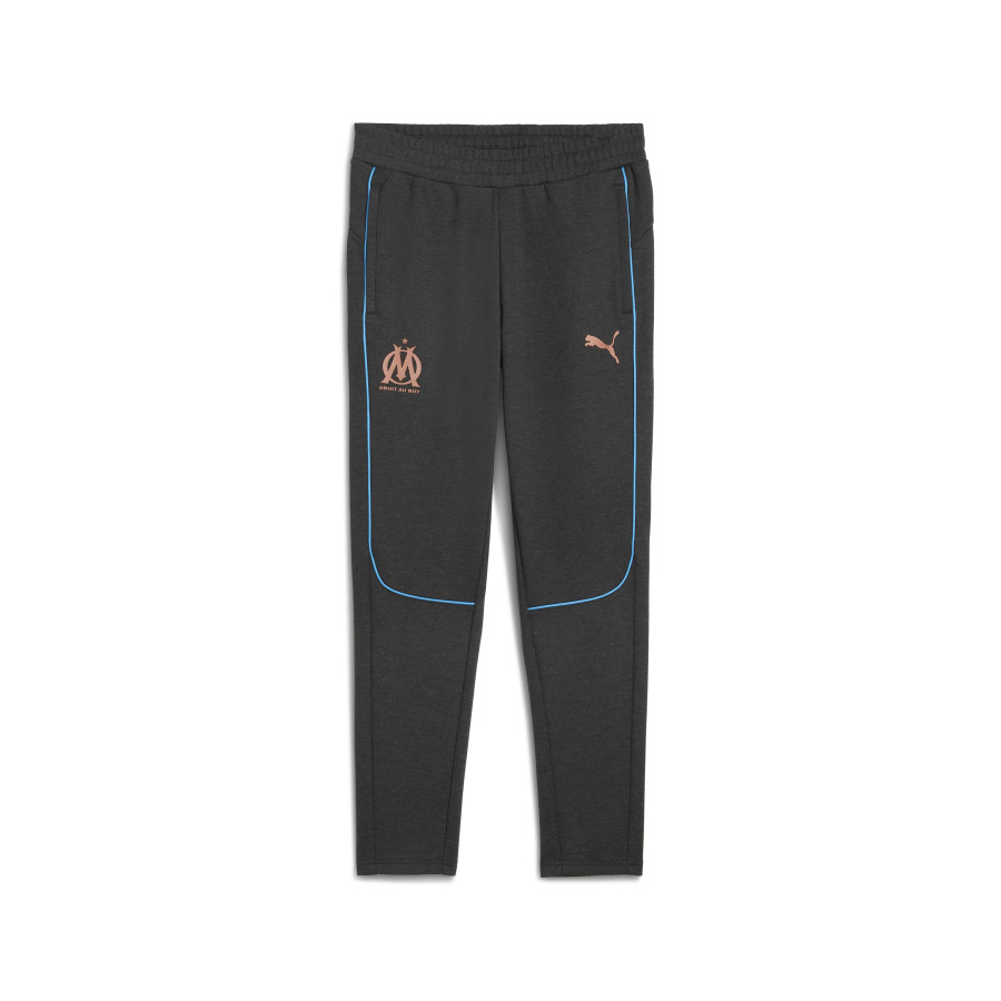 Pantalon survêtement OM Casual noir bleu 2024/25