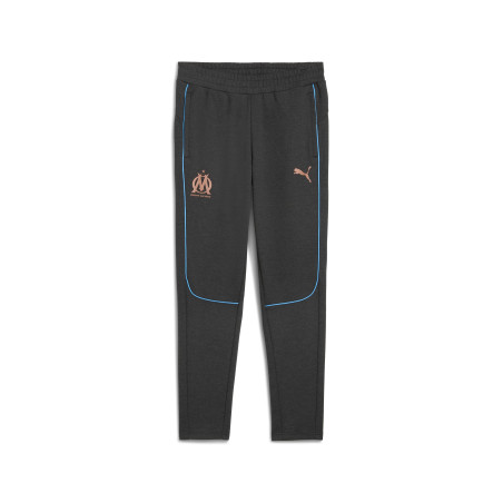 Pantalon survêtement OM Casual noir bleu 2024/25