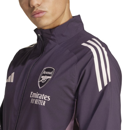 Veste survêtement Arsenal woven violet 2024/25