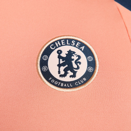 Sweat zippé Chelsea Strike orange 2024/25