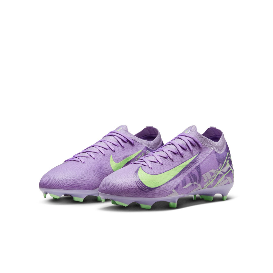 Nike Air Zoom Mercurial Vapor 16 Pro junior FG violet vert 