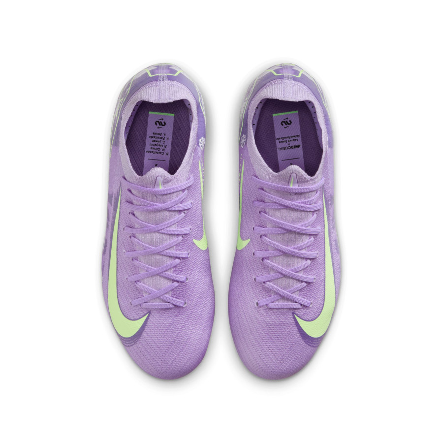 Nike Air Zoom Mercurial Vapor 16 Pro junior FG violet vert 