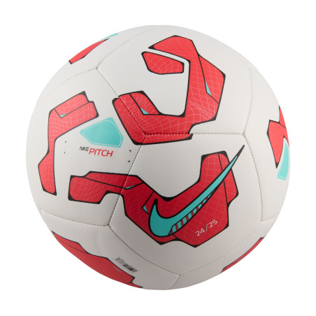 Ballon Nike Pitch blanc rouge