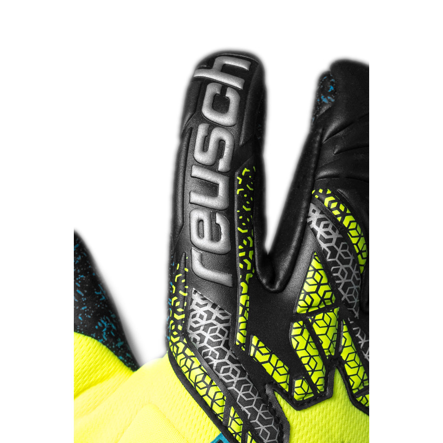 Gants gardien Reusch Attrakt Fusion Guardian jaune noir