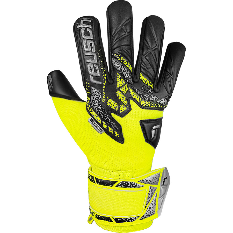 Gants gardien Reusch junior Attrakt Gold X NC jaune noir