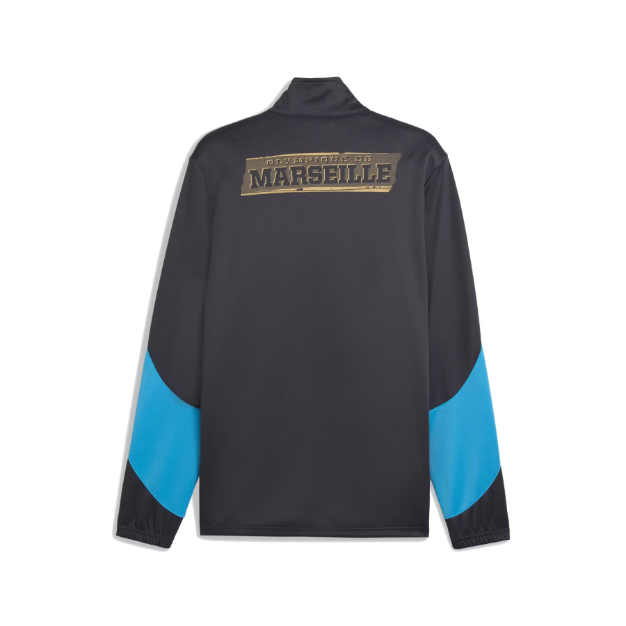 Veste survêtement OM FTBLNRGY+ noir bleu 2024/25