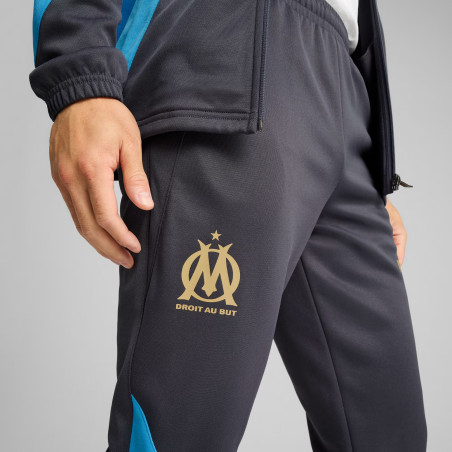 Pantalon survêtement OM FTBLNRGY+ noir bleu 2024/25