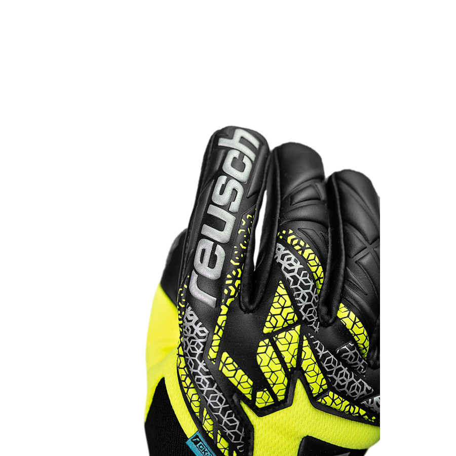 Gants gardien Reusch Attrakt Gold X NC Gravity noir jaune