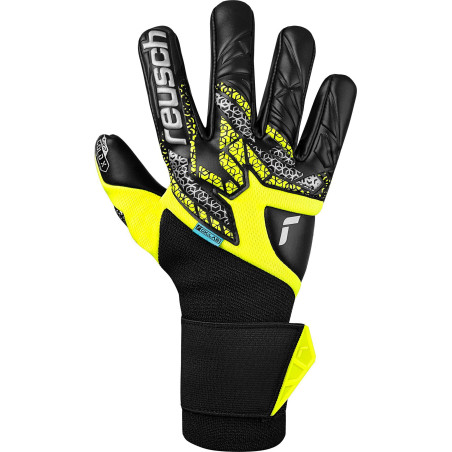 Gants gardien Reusch Attrakt Gold X NC Gravity noir jaune