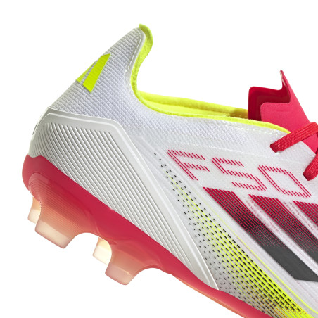 adidas F50 Pro MG blanc rouge