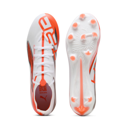 Puma Ultra 5 Match FG/AG blanc orange