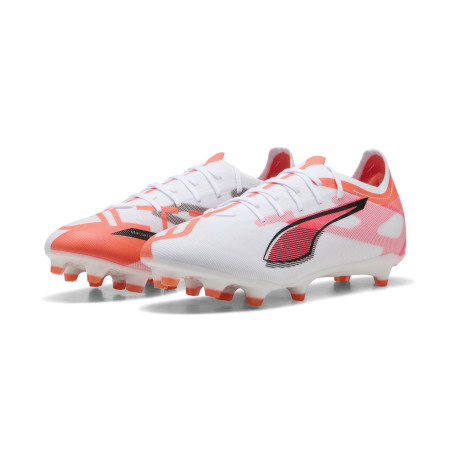 Puma Ultra 5 Match FG/AG blanc orange