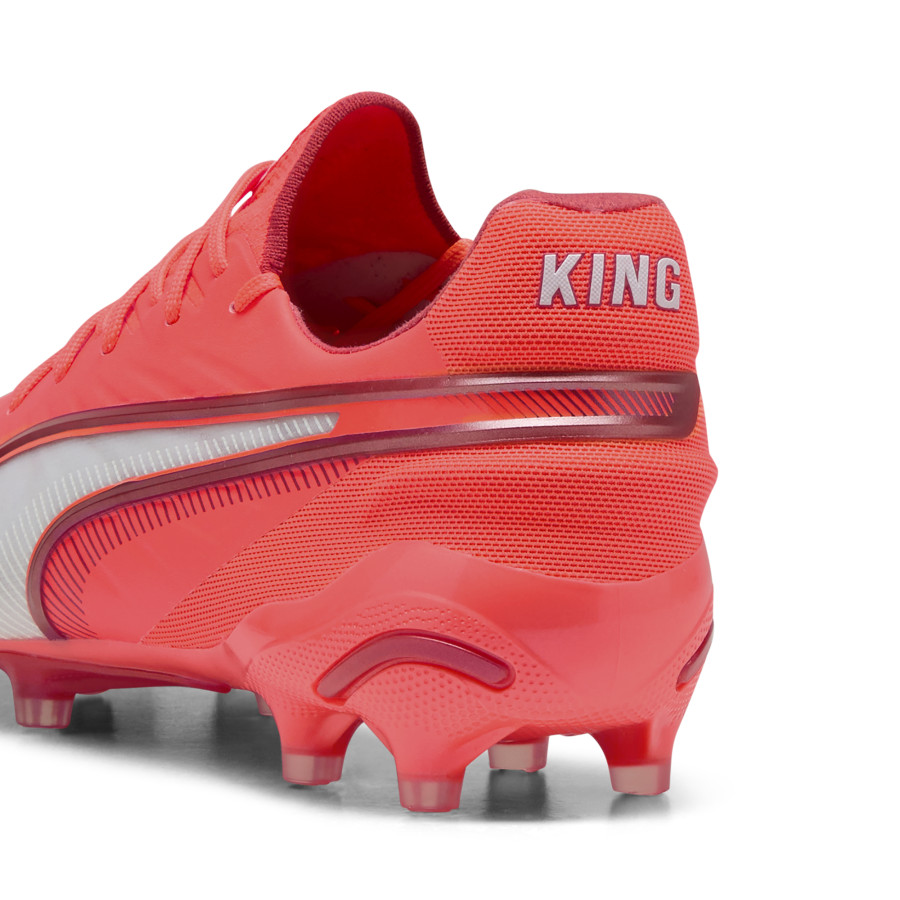 Puma King Ultimate FG/AG orange blanc