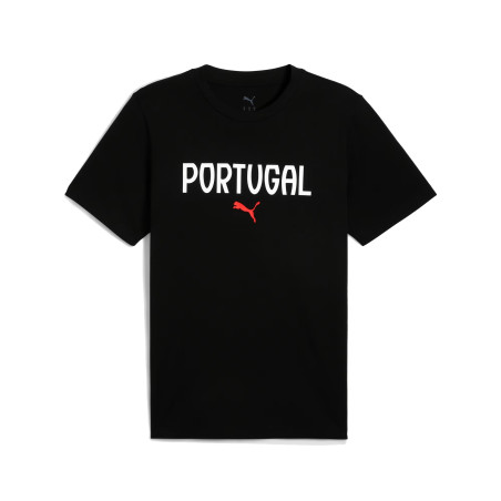 T-shirt Portugal noir 2025