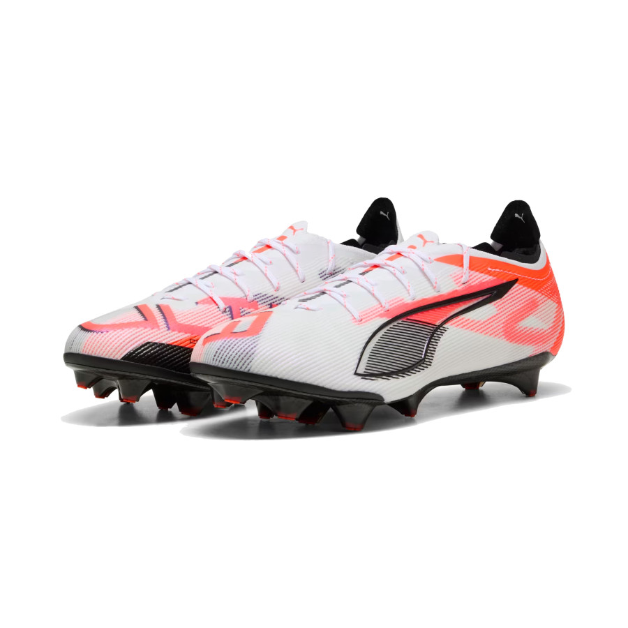 Puma Ultra 5 Carbon FG blanc orange